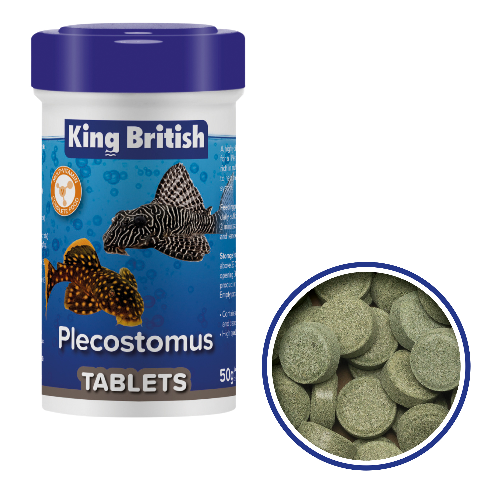 King British Plec tablets